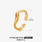 Elodie Rings 18k Gold Anti Tarnish