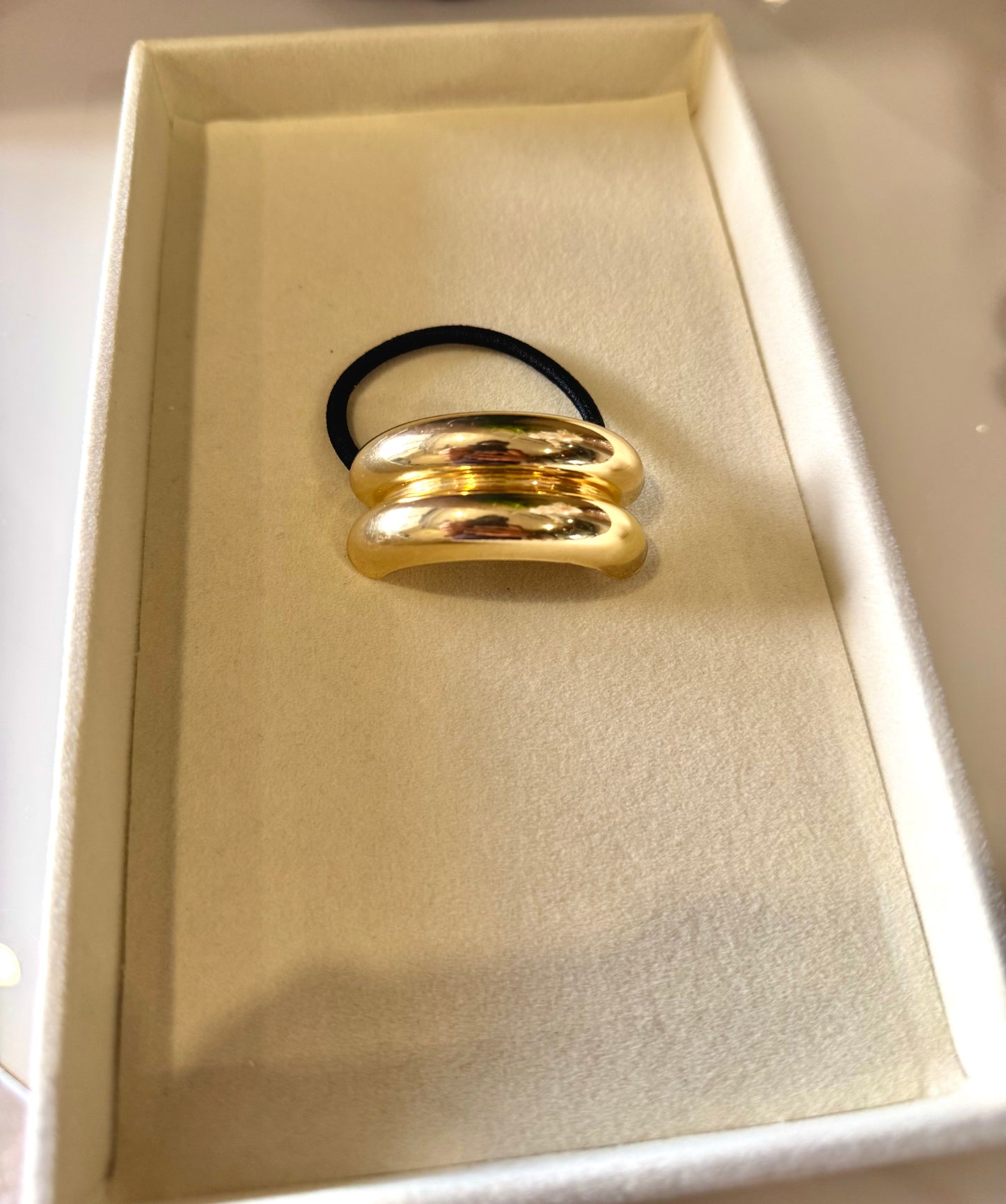 Ava Hair tie 18k Gold Anti Tarnish