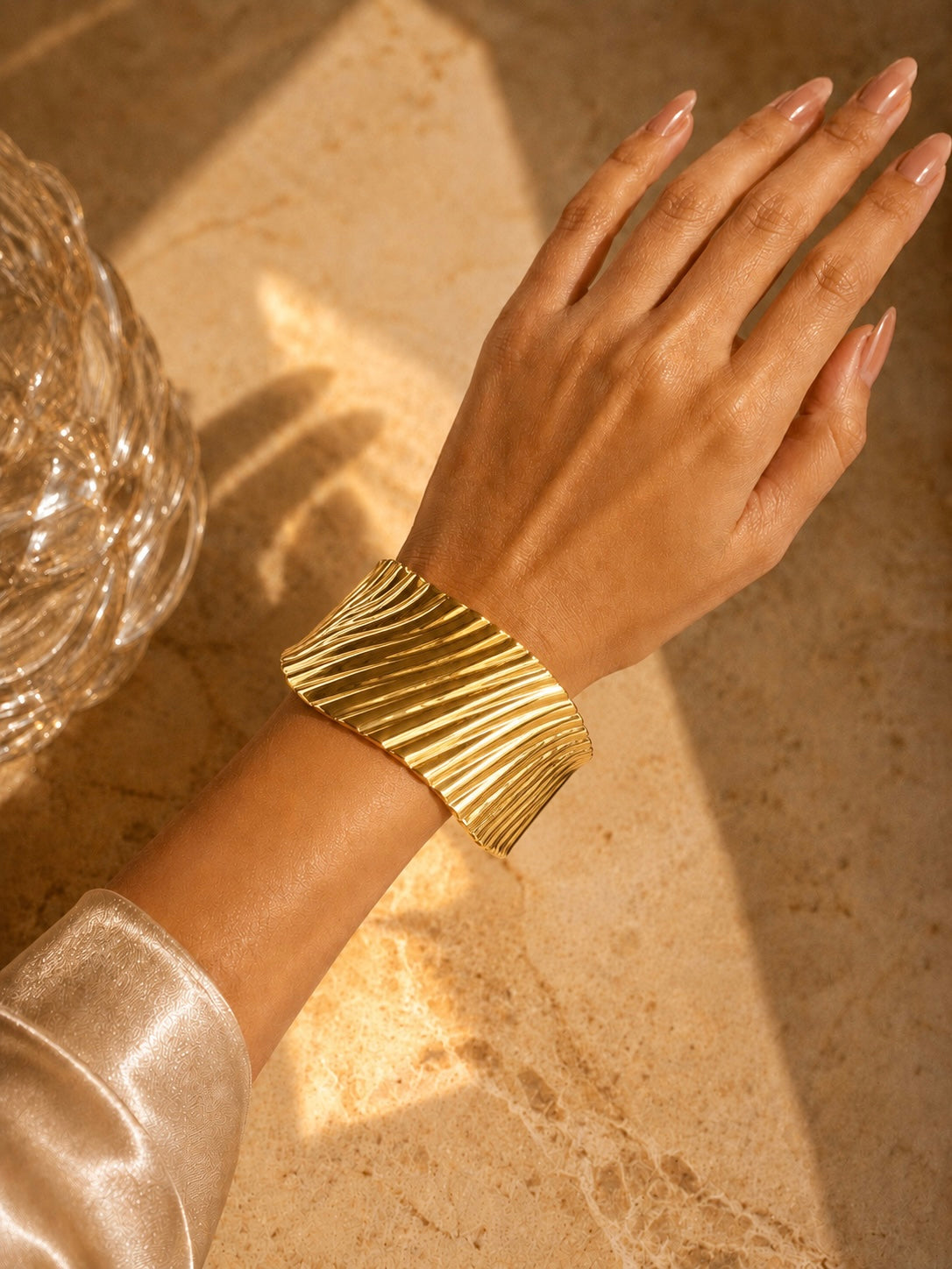Lesley cuff bracelet Anti Tarnish