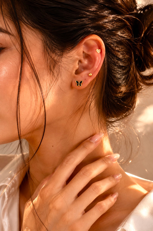Novah Earrings set of 3 Anti Tarnish