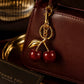 Cherry Red Bag charm