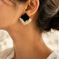 Boho jhumka fabric earrings combo of 4
