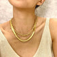 Snake chain 18k Gold Anti Tarnish Necklace