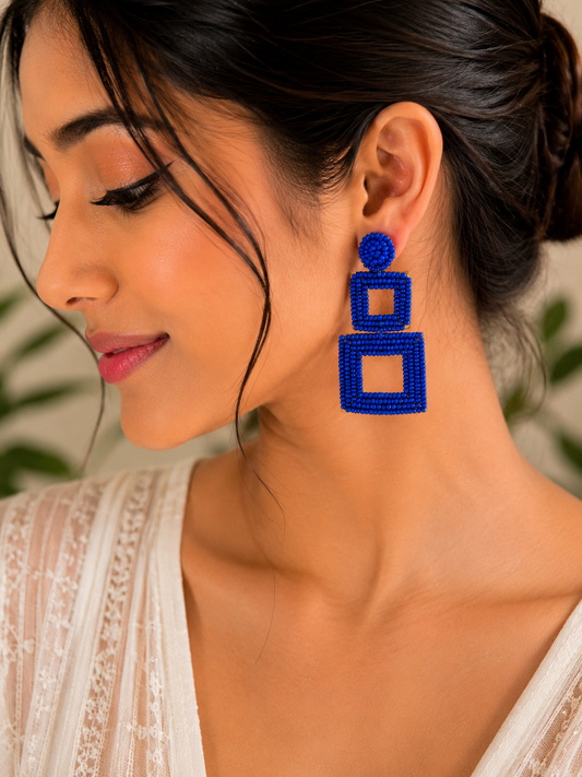 Boho Beaded Handmade earrings combo of 3