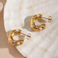 Earrings 18k Gold Tarnish proof - SASSYNESS