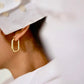 hoops anti tarnish 18k gold stainless steel waterproof hypoallergenic earrings