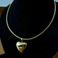 Heart chokker Necklace 18k Gold Anti Tarnish