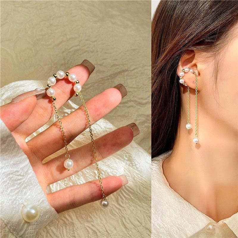 Fairycore Jewelry, No Piercing Floral Ear Wrap, Flower Ear Climber, Ro –  WithHerNYC